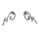 E000923 Handmade Sterling Silver Stylish Earrings Solid Hallmarked 925 Nickel Free